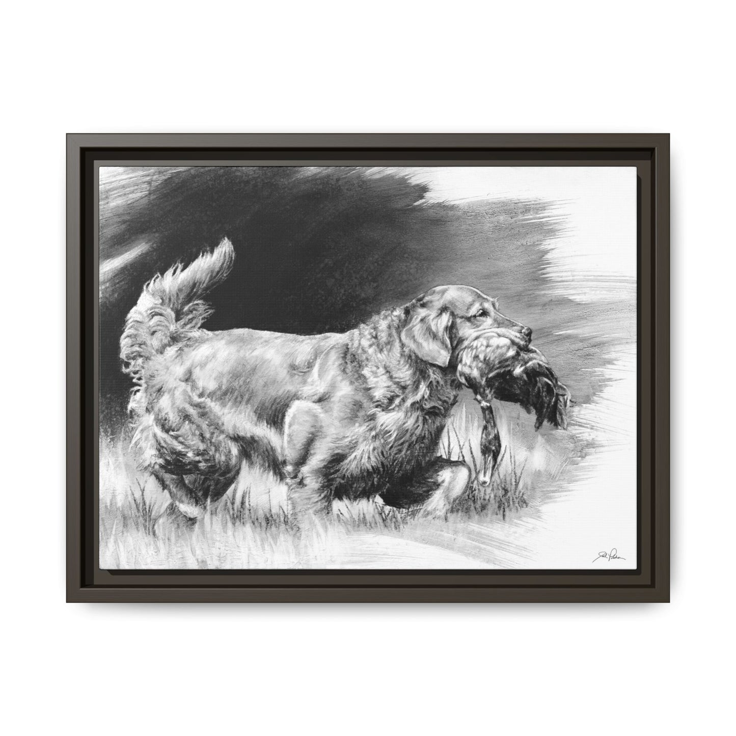 "Good Dog" Framed Canvas