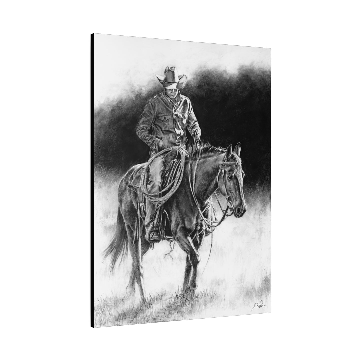 "Ridin' for the Brand" Stretched Canvas