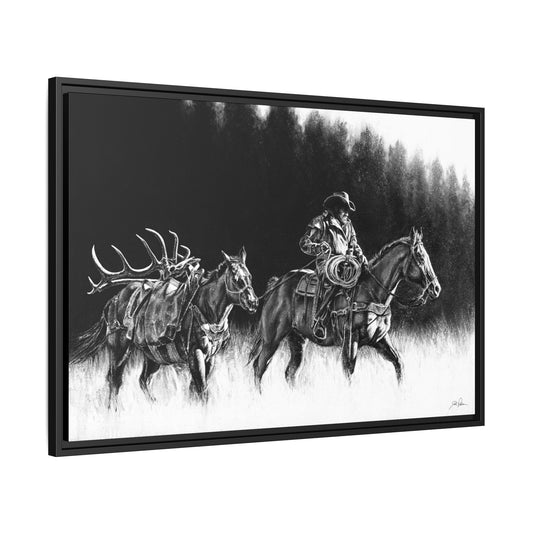 "The Long Haul" Framed Canvas