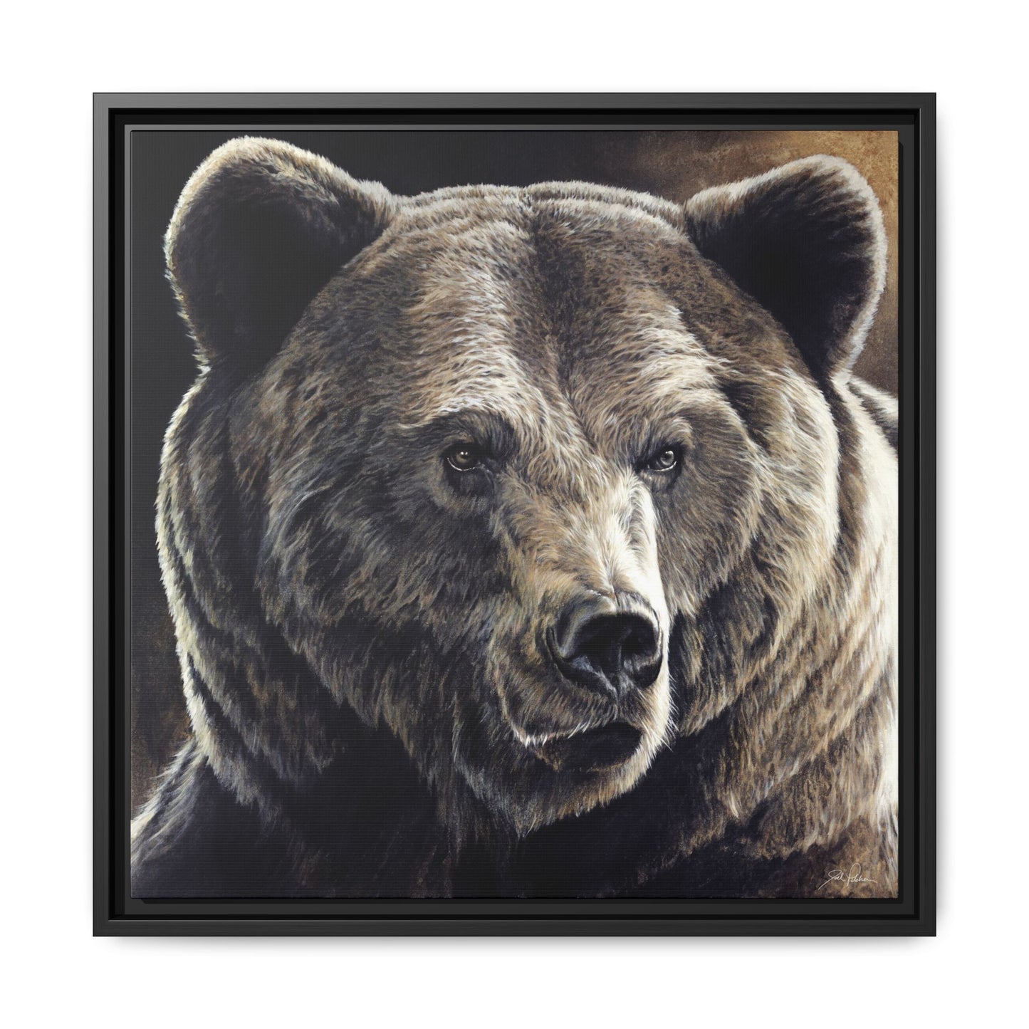 "Kodiak" Framed Canvas