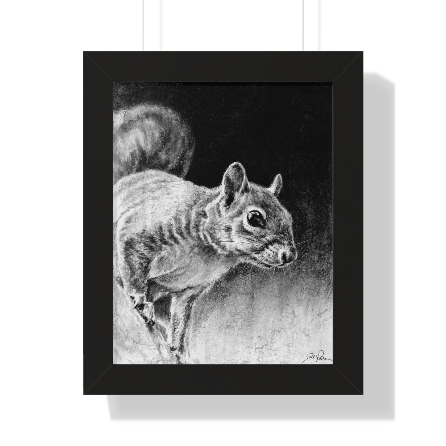 "Squirrel" Framed Paper Print