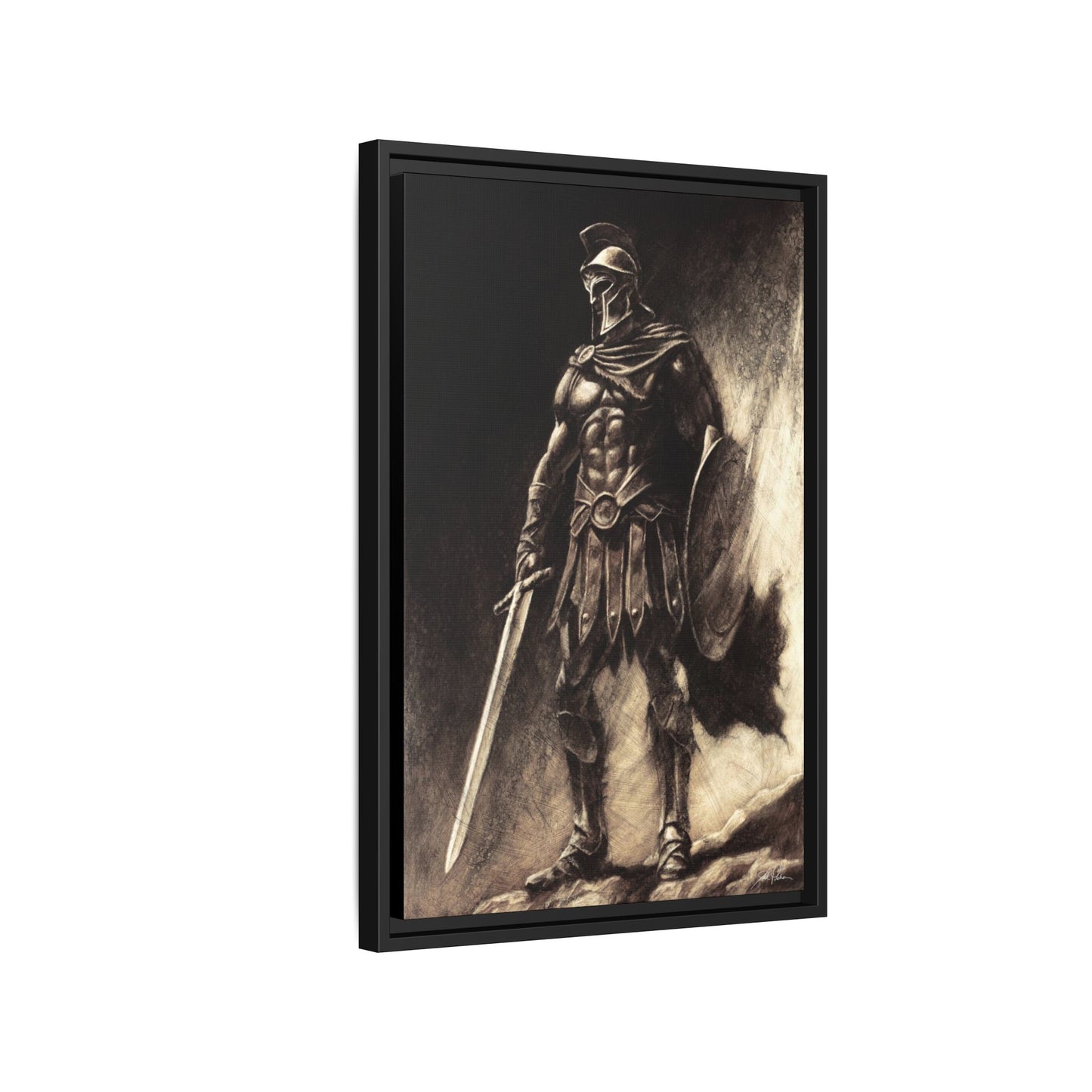 "Armor of God" Framed Canvas