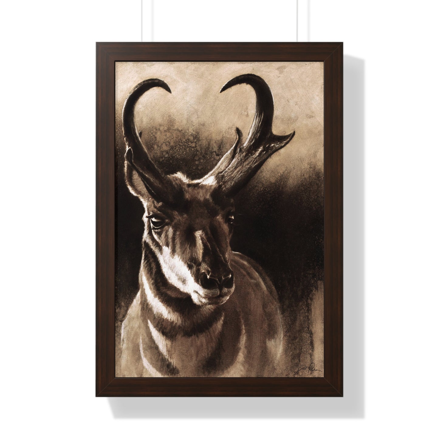"Pronghorn" Framed Paper Print.