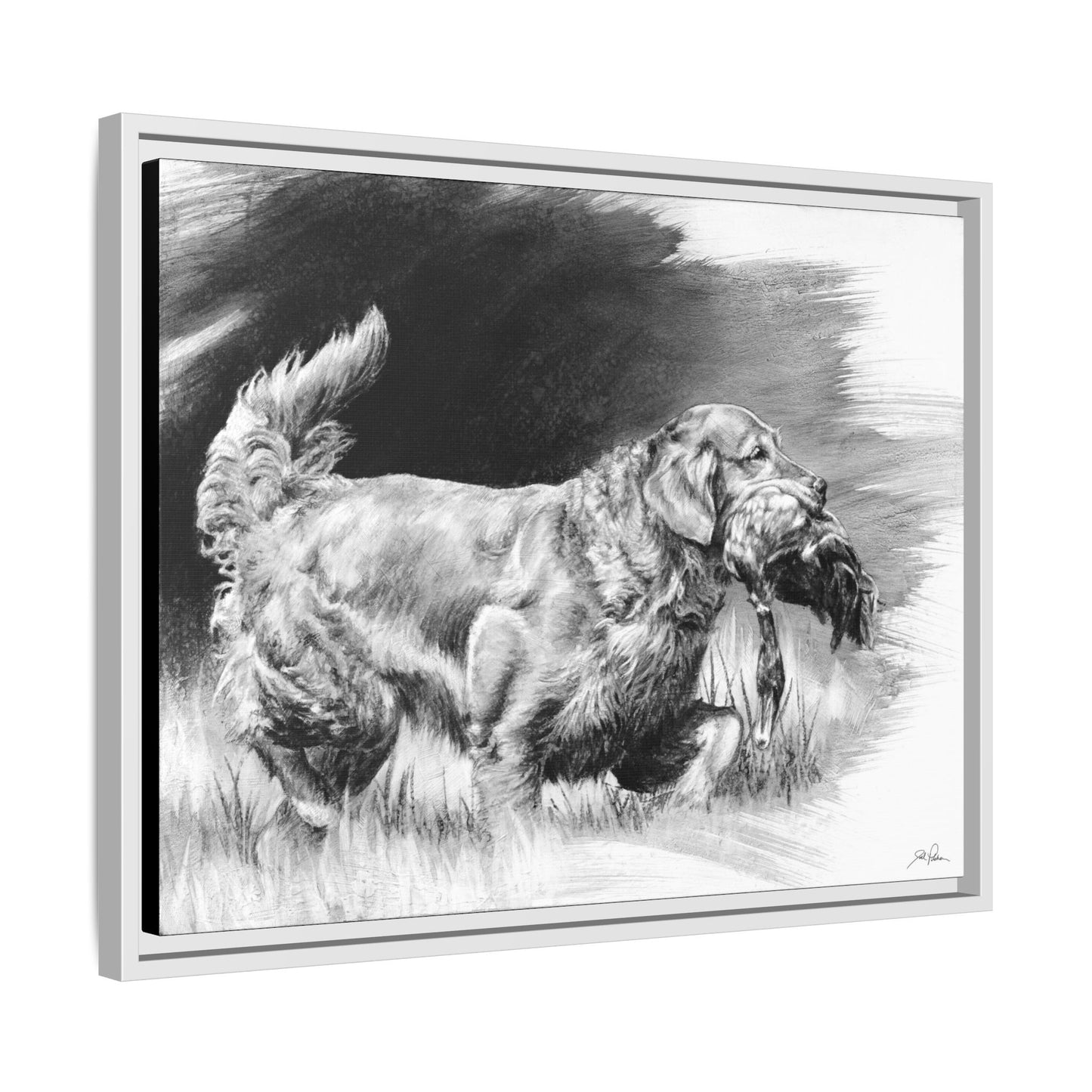 "Good Dog" Framed Canvas