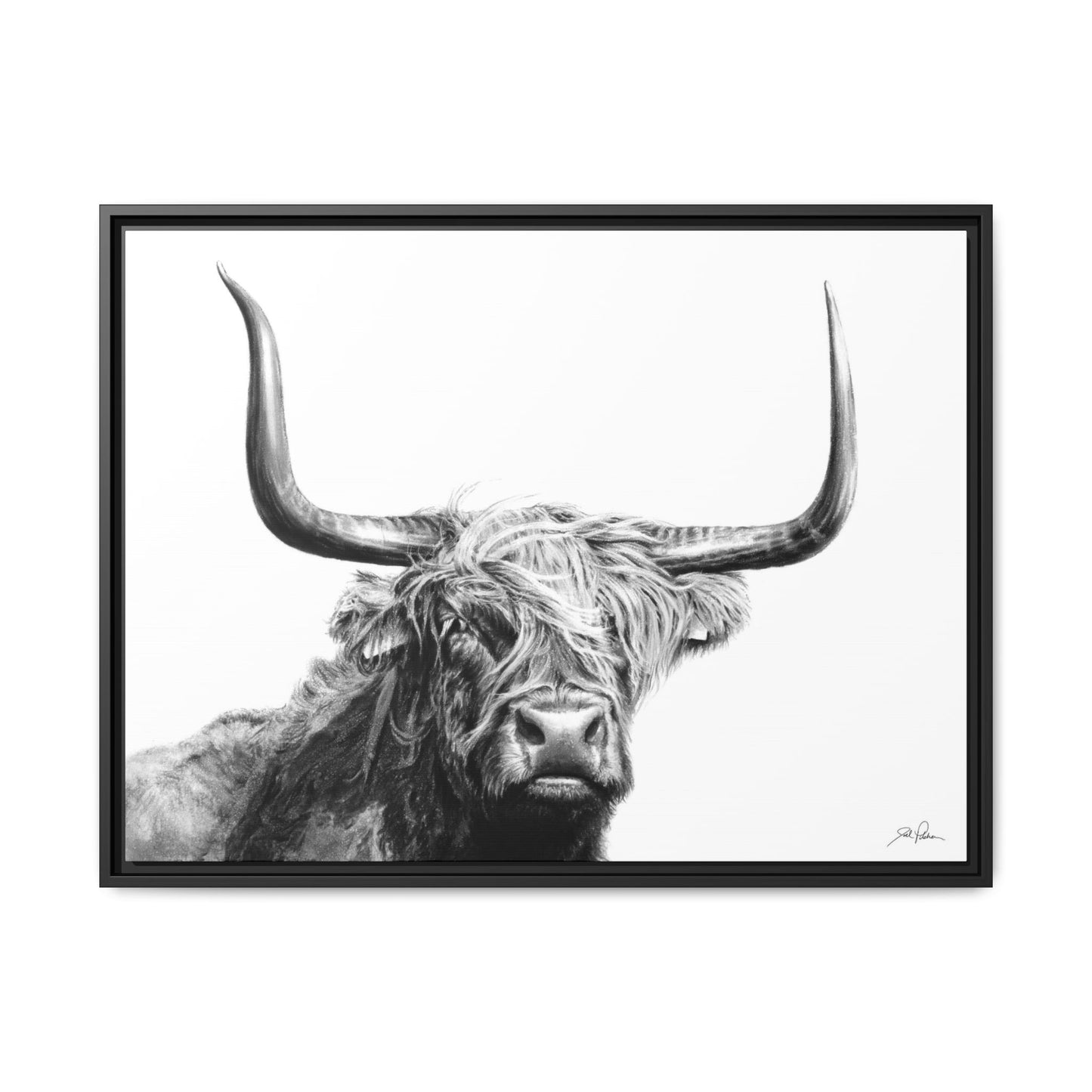 "Highlander" Framed Canvas