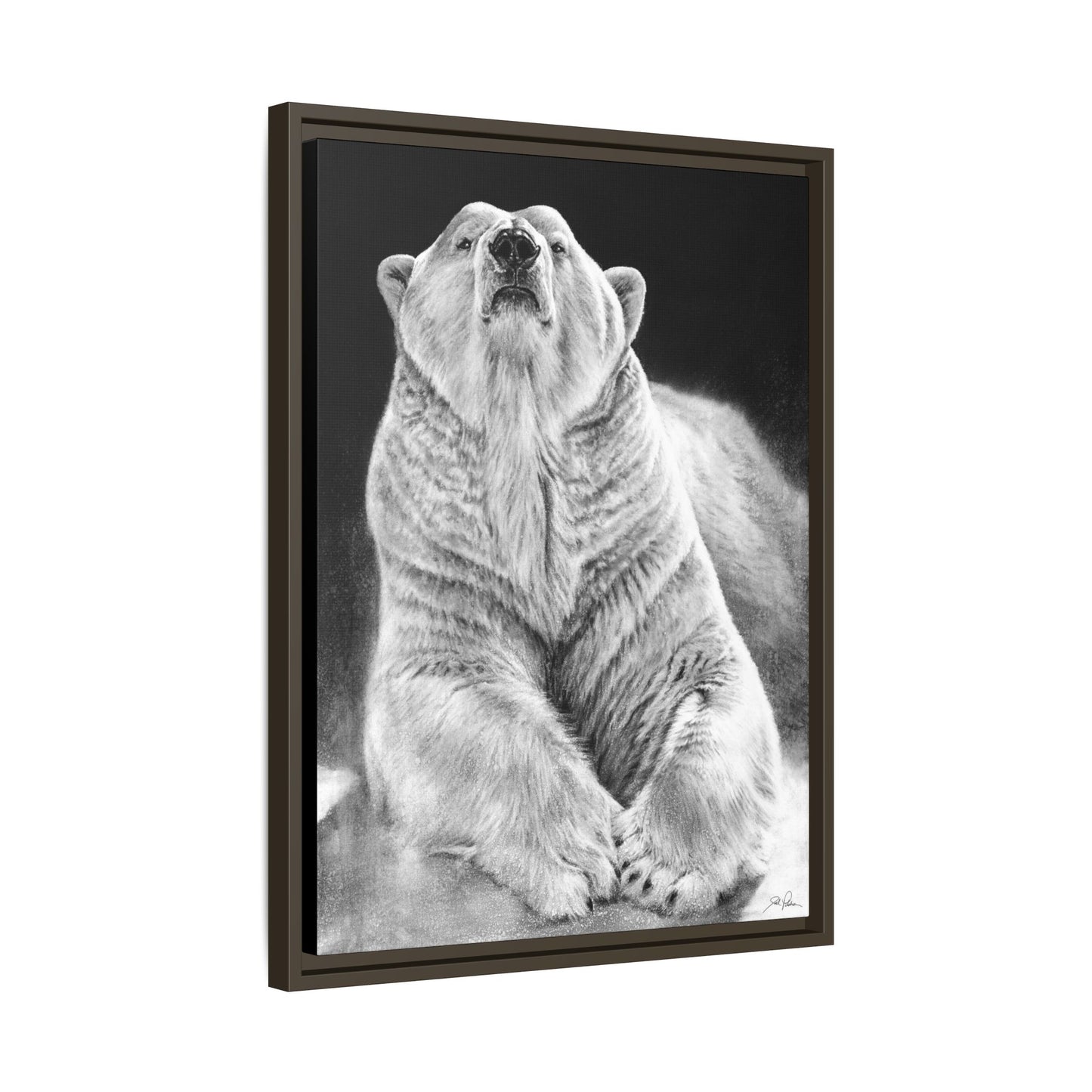 "Defiant" Framed Canvas