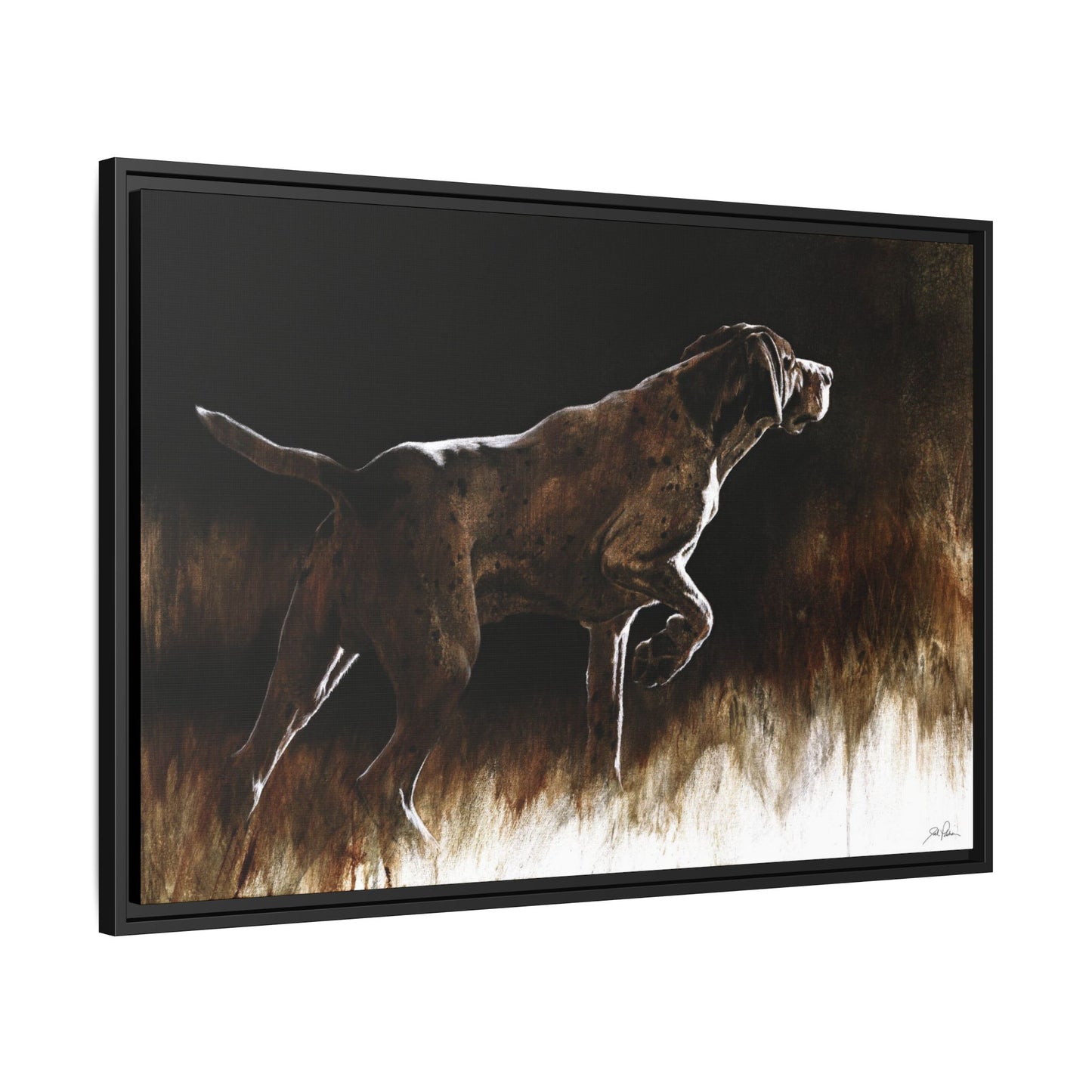 "On Point" Framed Canvas