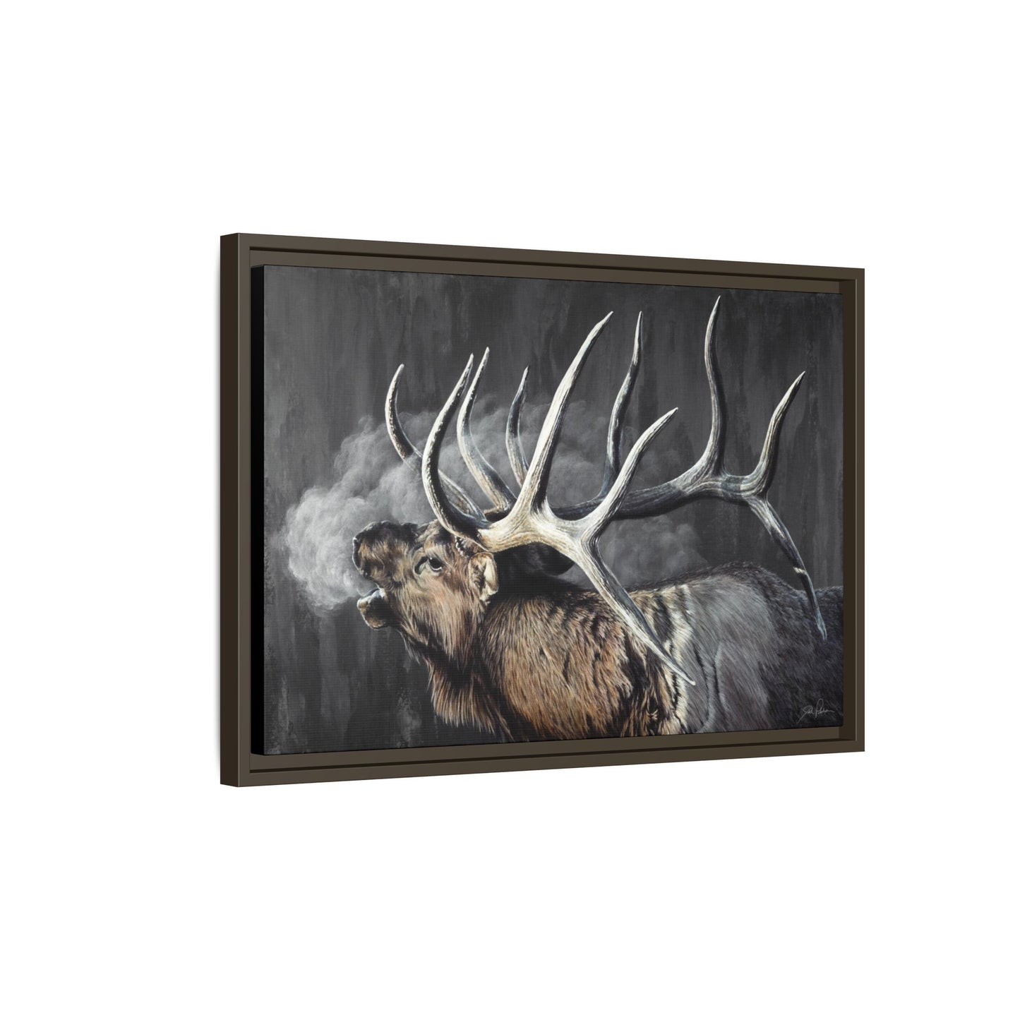 "Last Call" Framed Canvas