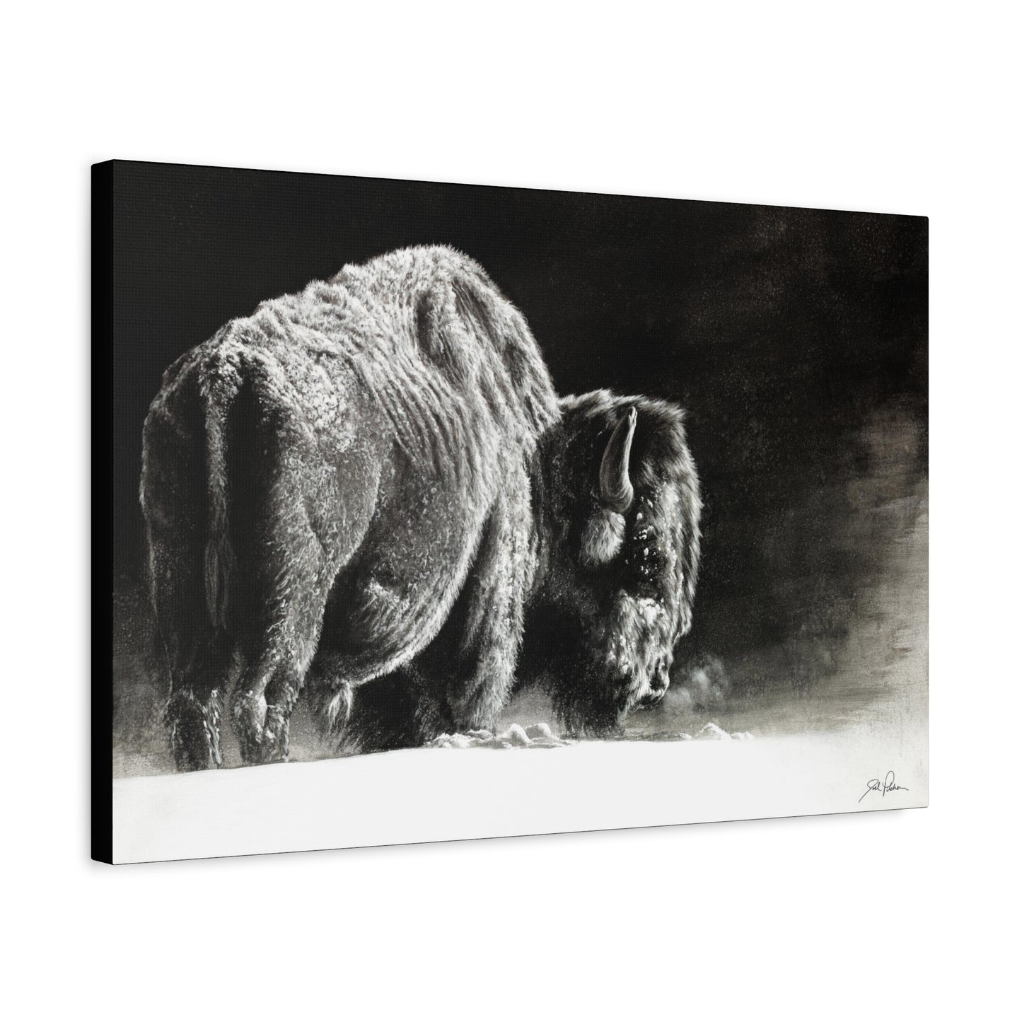 "Frosty" Stretched Canvas