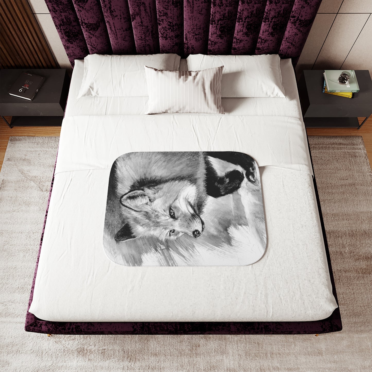"Fox" Sherpa Blanket.