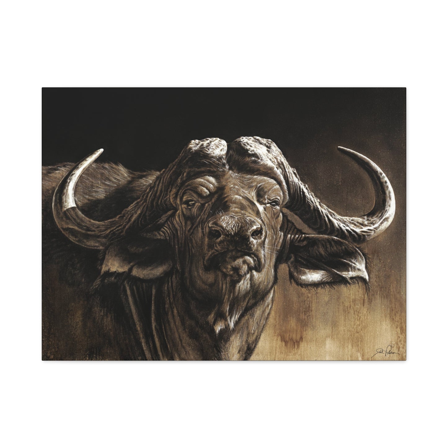 "Debt Collector" Stretched Canvas