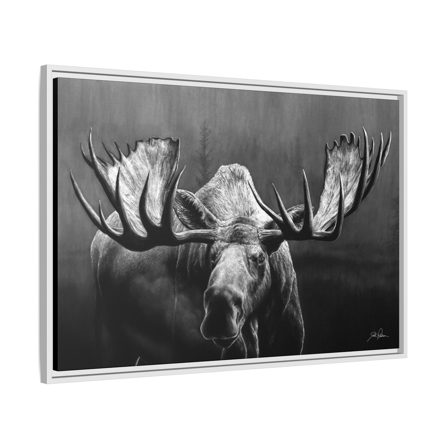 "Wide Load" Framed Canvas
