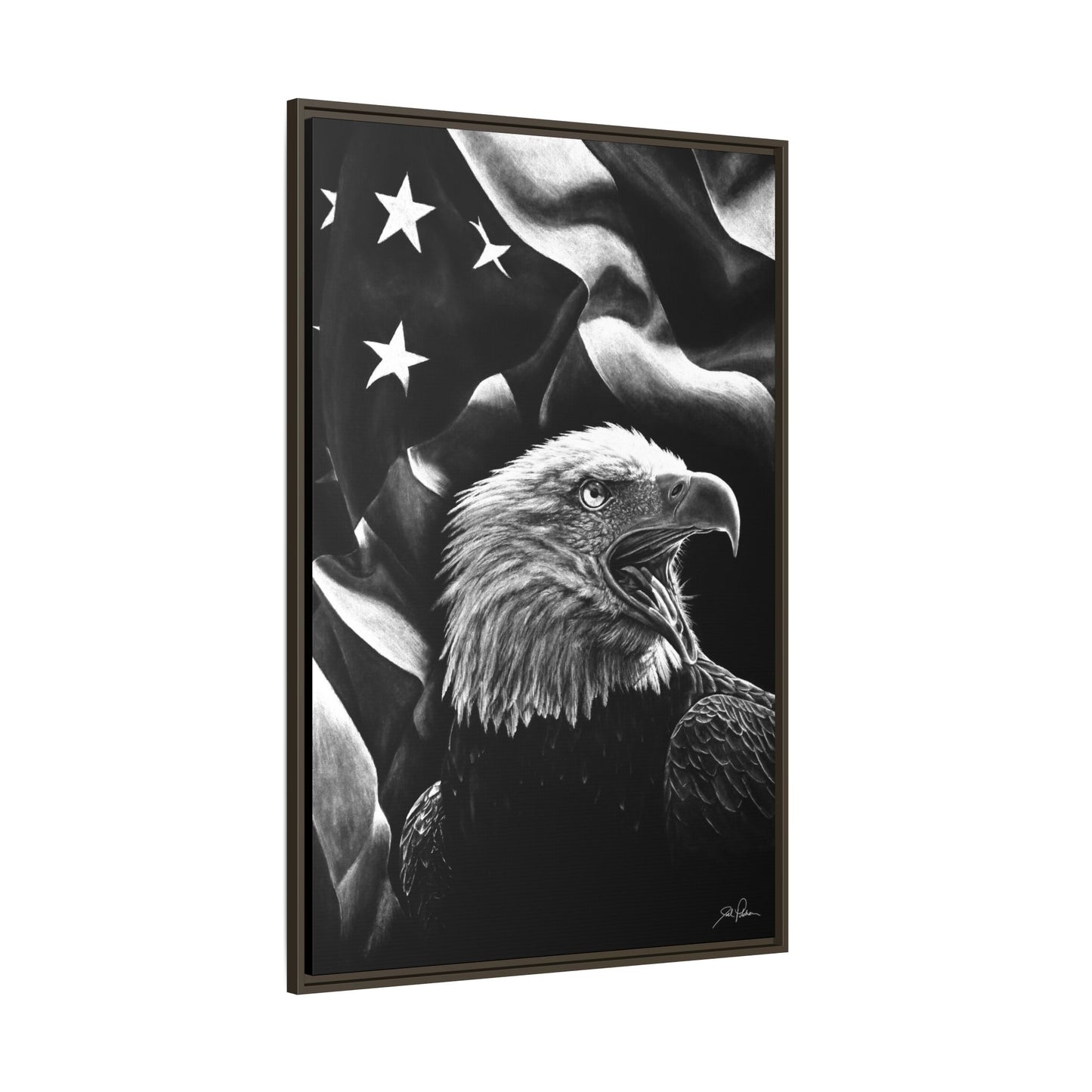 "American Eagle" Framed Canvas