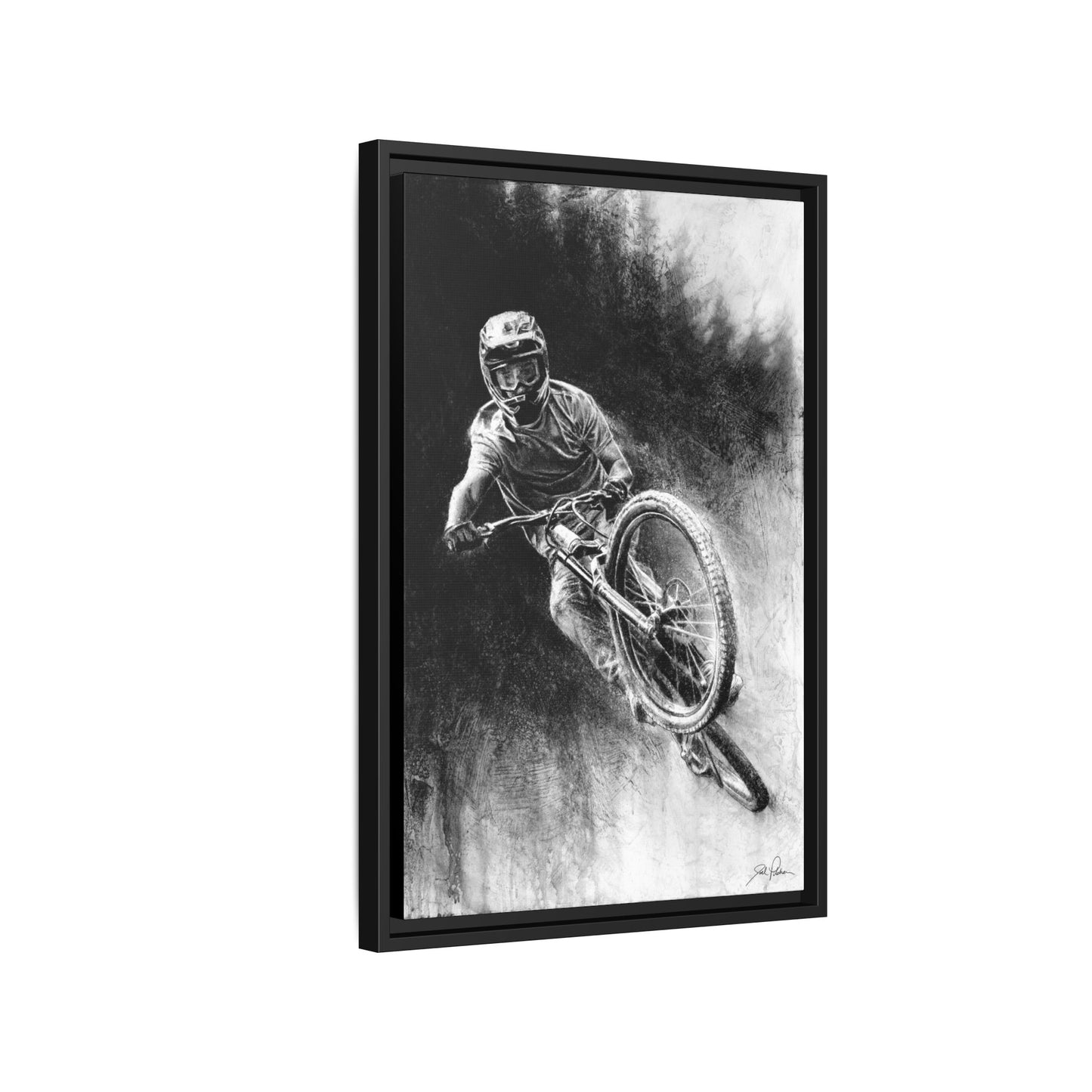 "Mountain Air" Framed Canvas