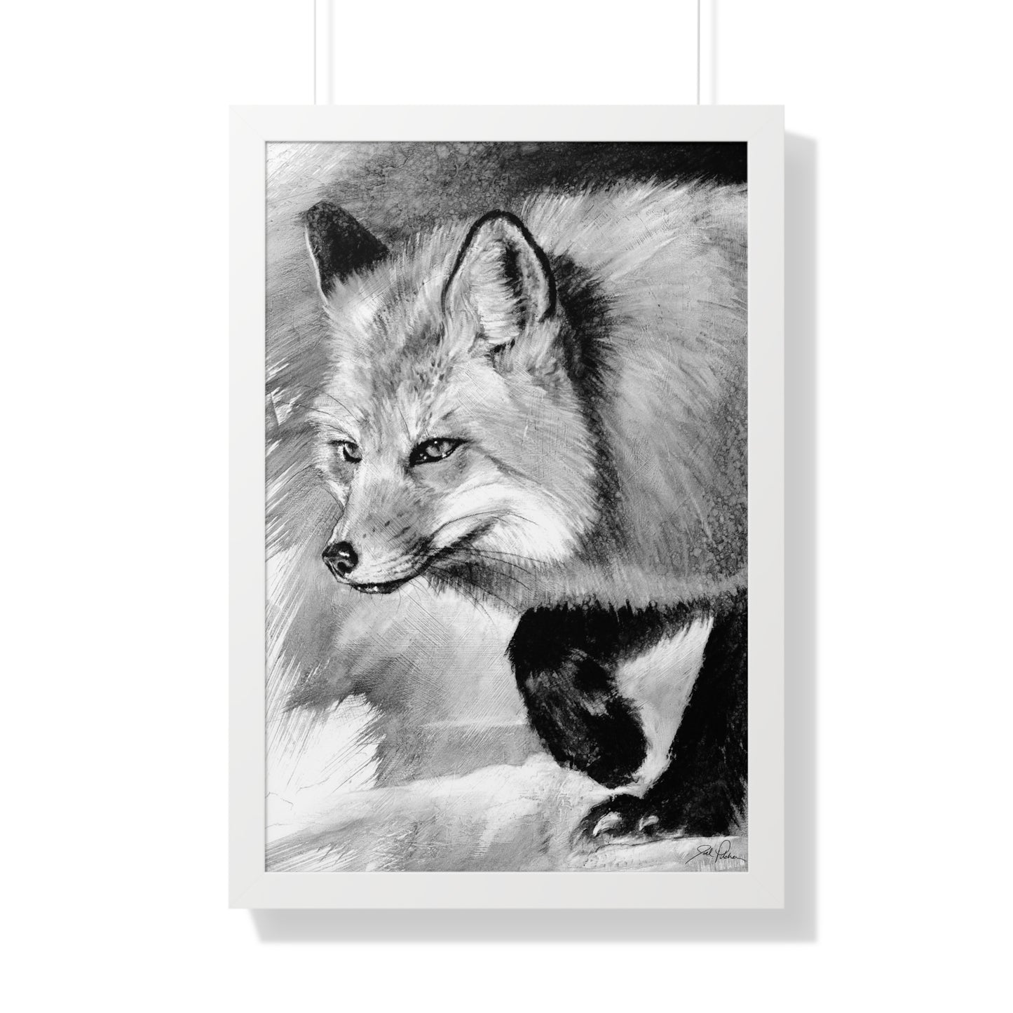 "Fox" Framed Paper Print