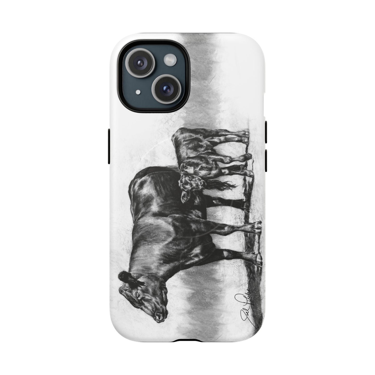 "Mama Cow & Calf" Magnetic Tough Case