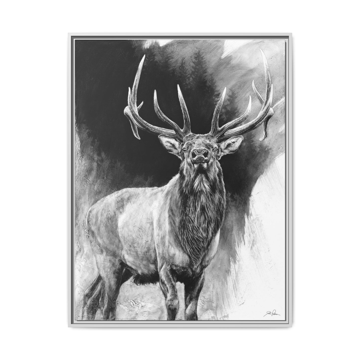 "Standing Tall" Framed Canvas