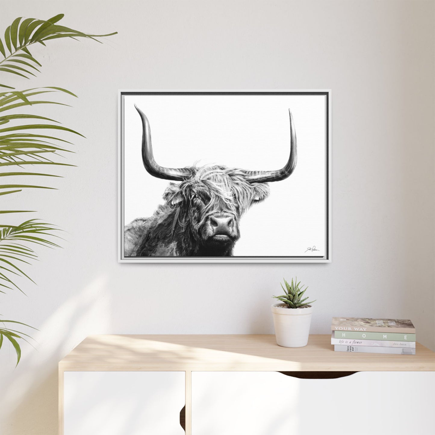 "Highlander" Framed Canvas