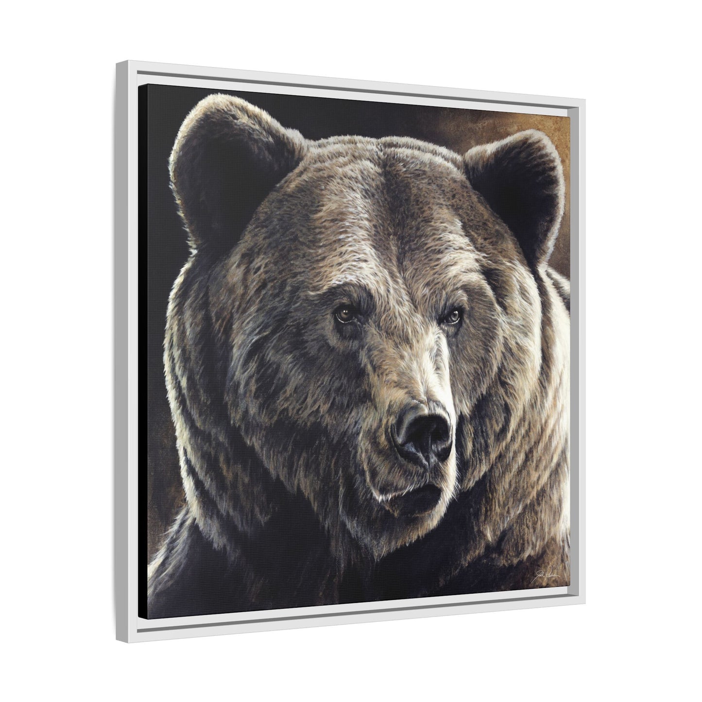"Kodiak" Framed Canvas