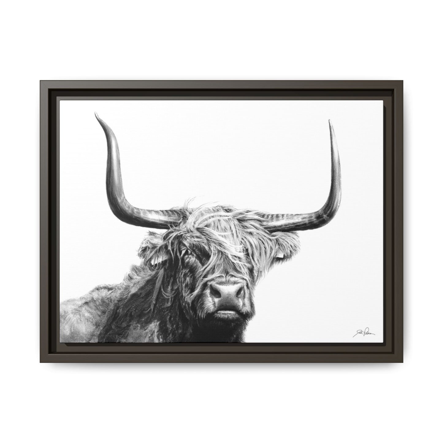 "Highlander" Framed Canvas