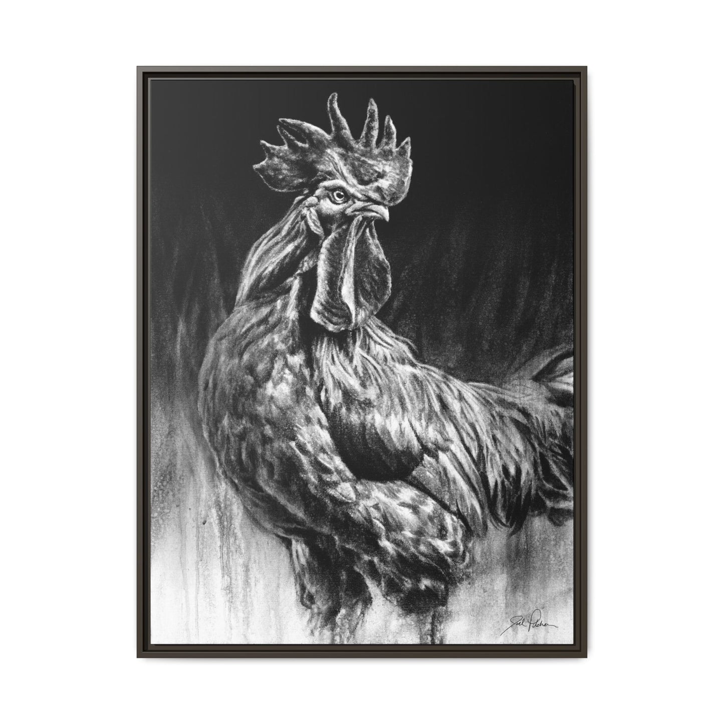 "Yard Boss" Framed Canvas