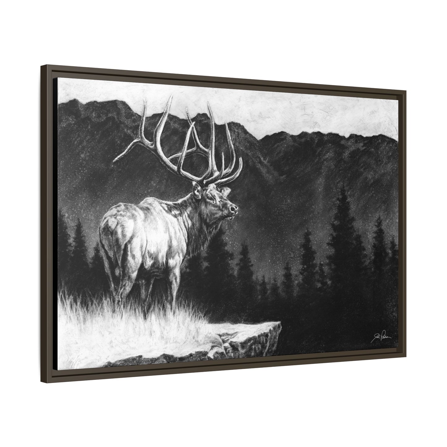 "Relentless" Framed Canvas