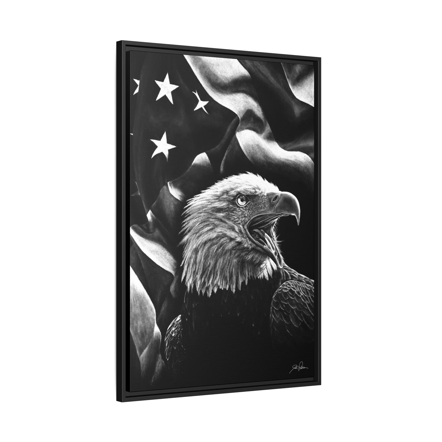 "American Eagle" Framed Canvas