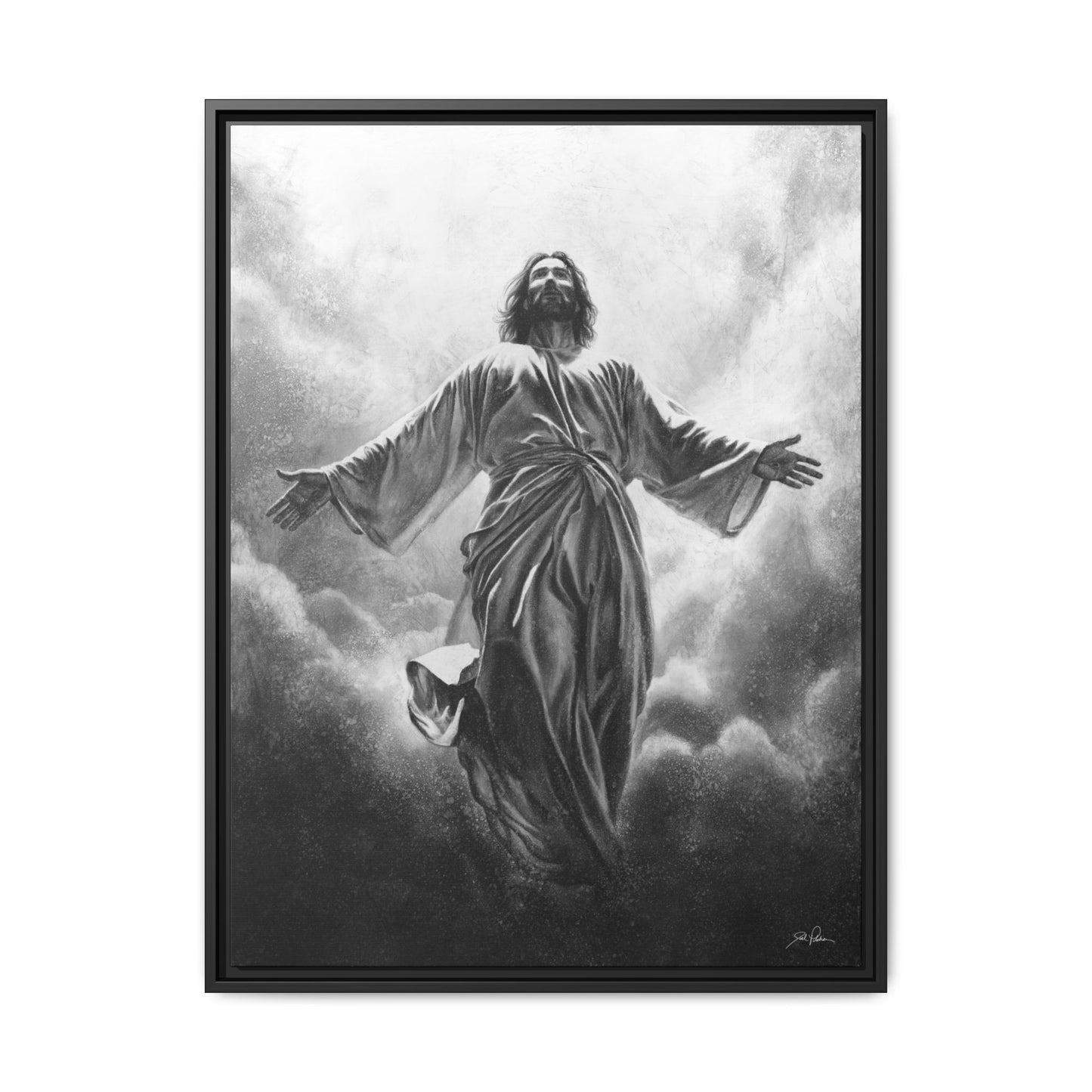 "In His Glory" Framed Canvas