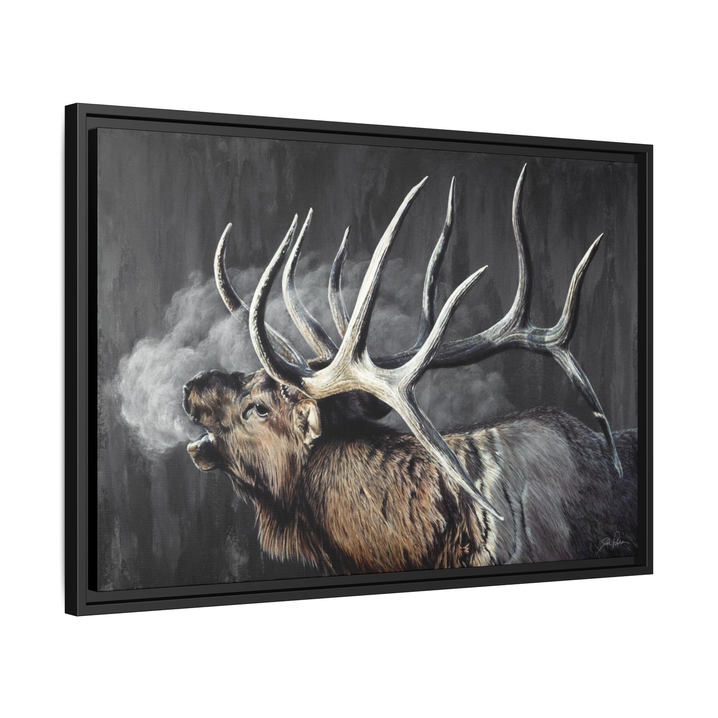 "Last Call" Framed Canvas