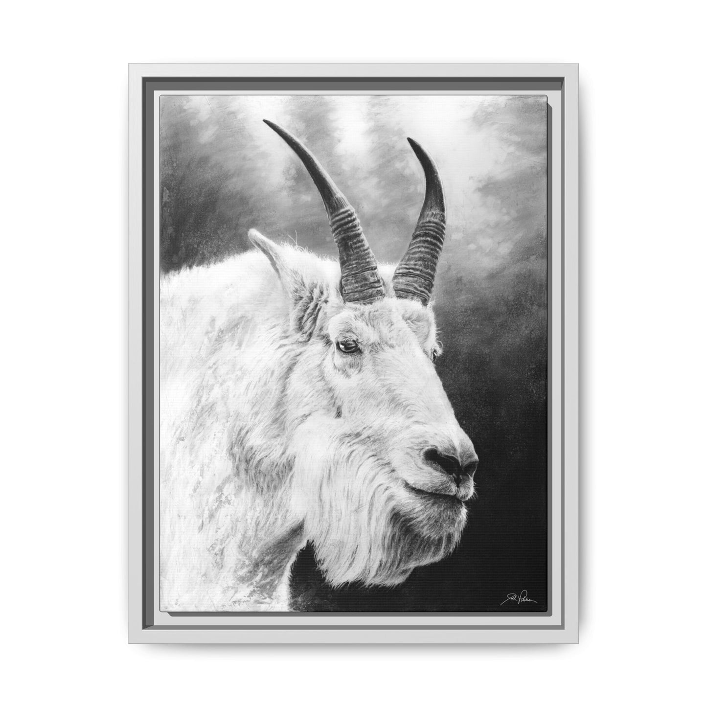"G.O.A.T." Framed Canvas