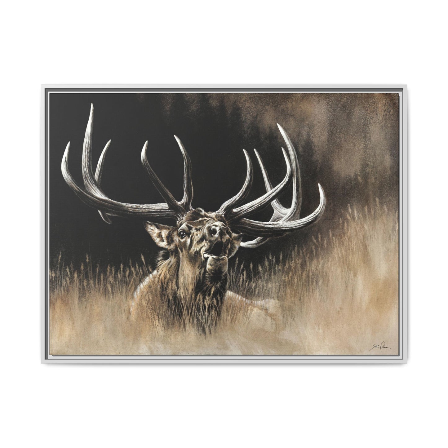 "Wake Up Call" Framed Canvas