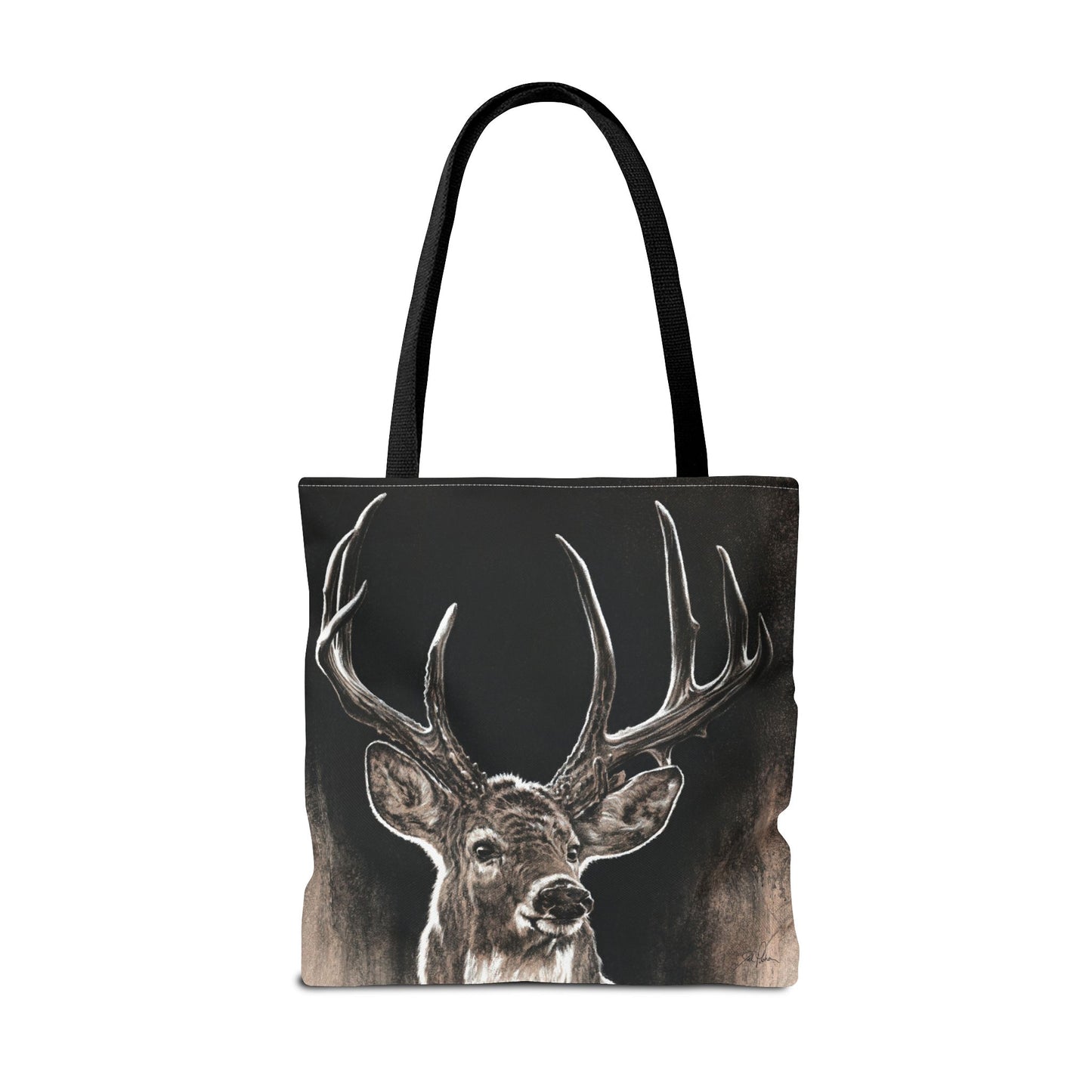 "Backlit Buck" Tote Bag