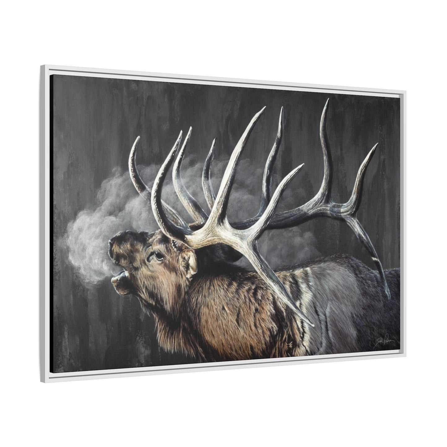 "Last Call" Framed Canvas
