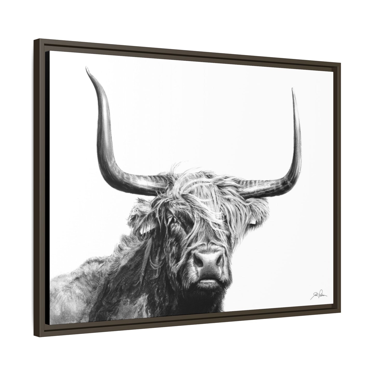 "Highlander" Framed Canvas