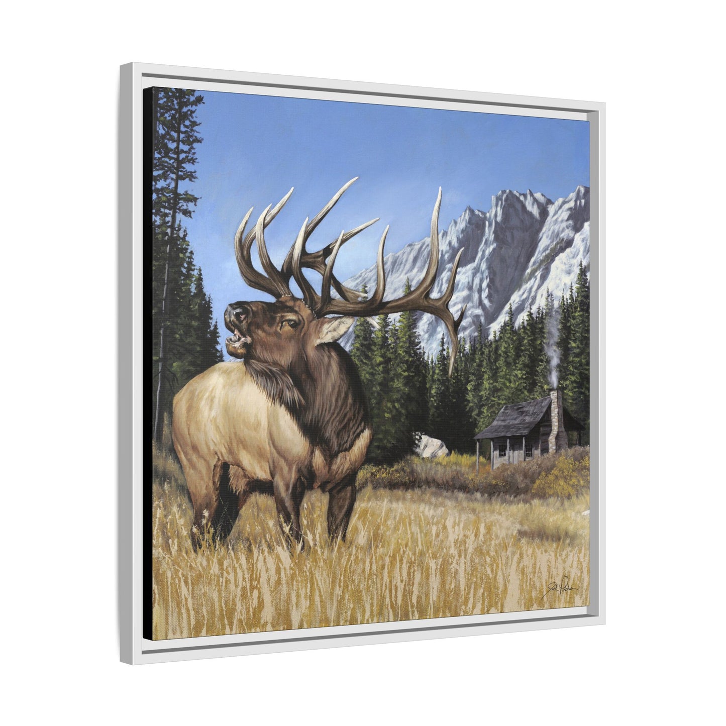 "Sanctuary" Framed Canvas