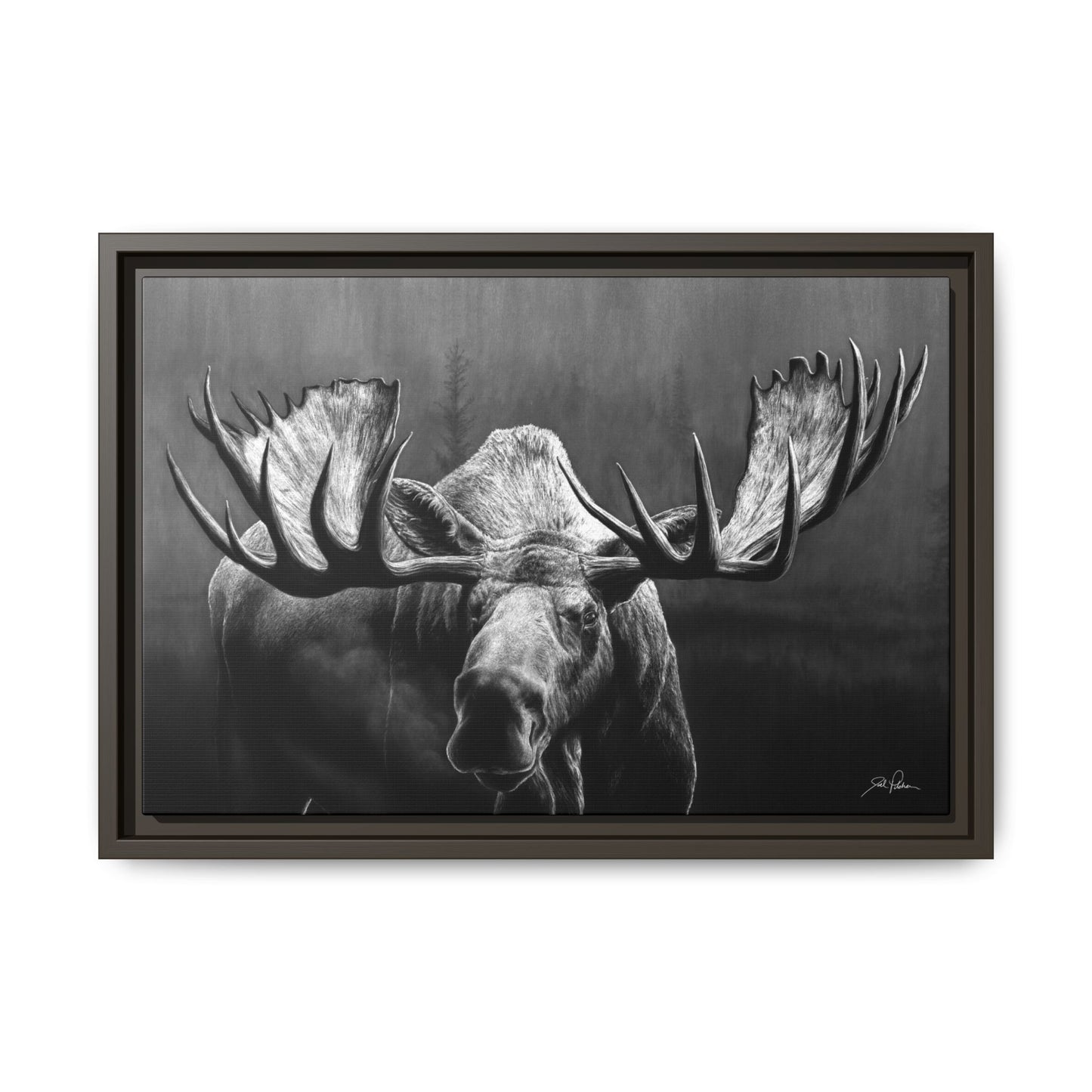 "Wide Load" Framed Canvas