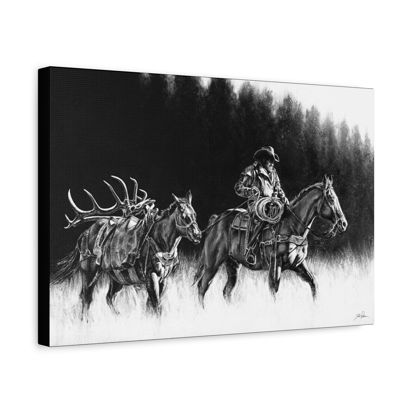 "The Long Haul" Stretched Canvas
