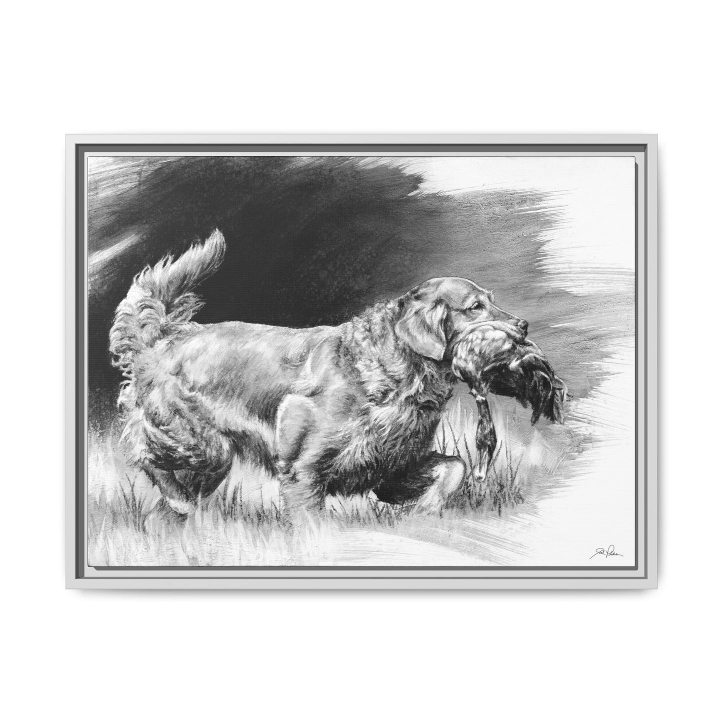 "Good Dog" Framed Canvas