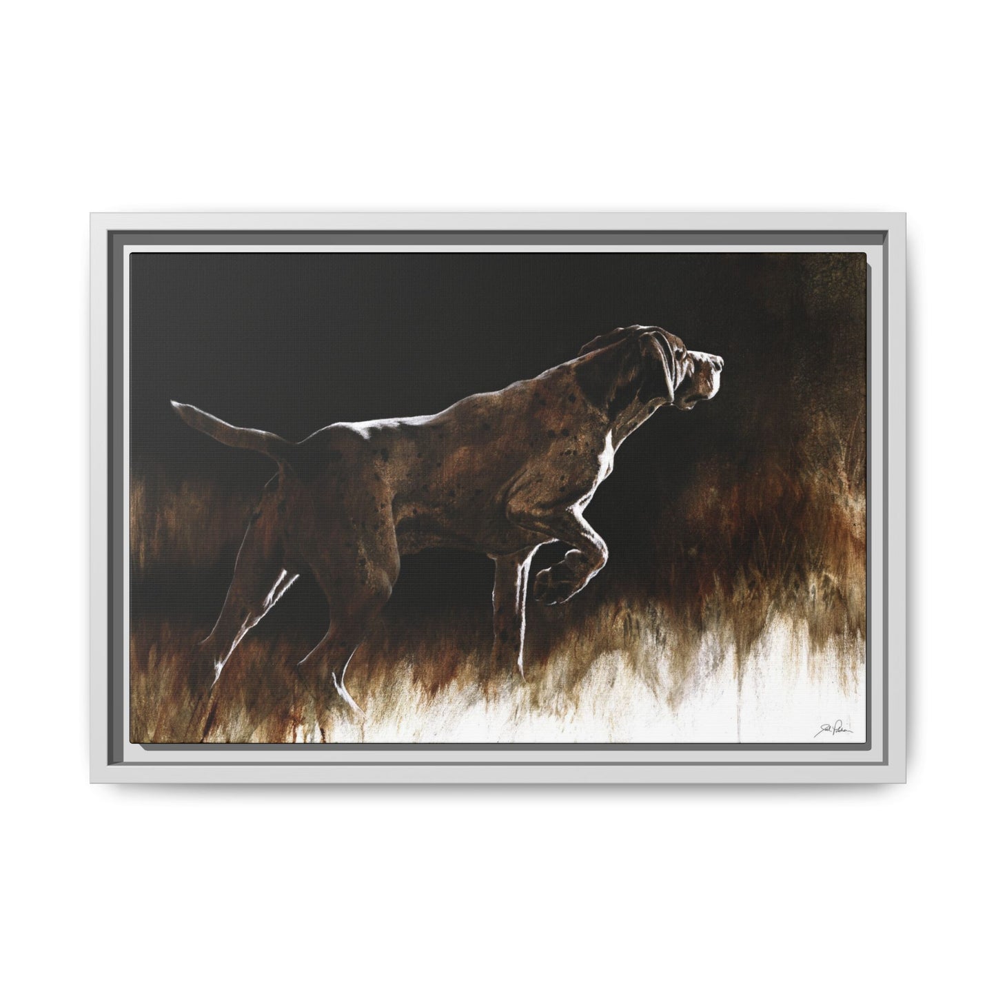 "On Point" Framed Canvas