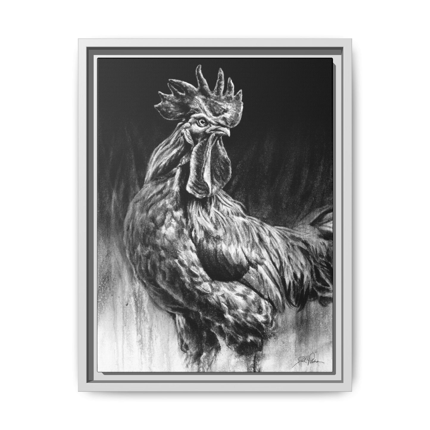 "Yard Boss" Framed Canvas