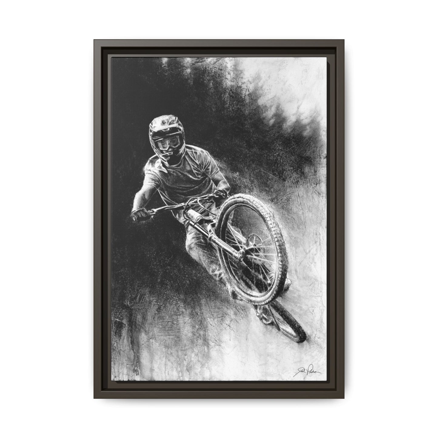 "Mountain Air" Framed Canvas