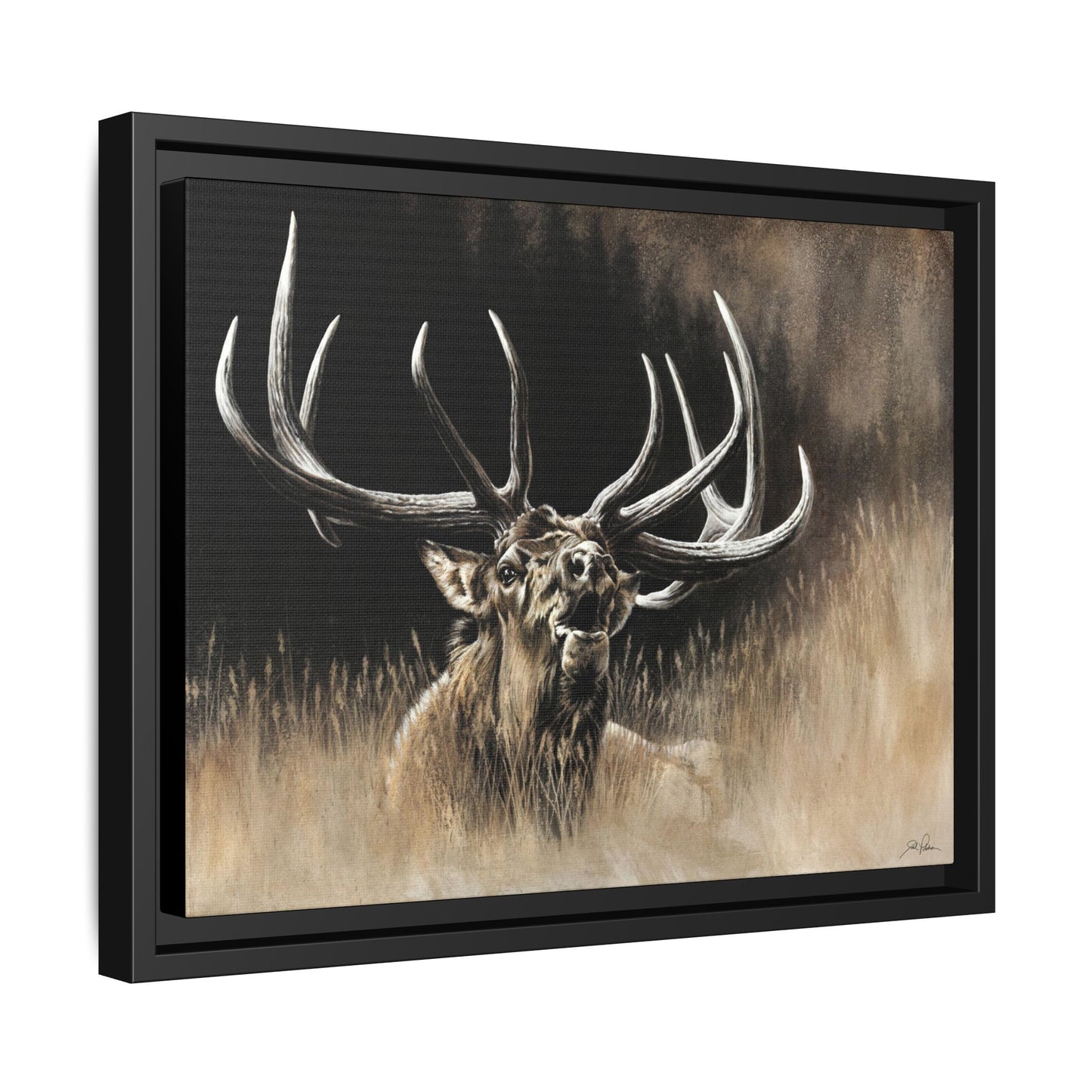 "Wake Up Call" Framed Canvas