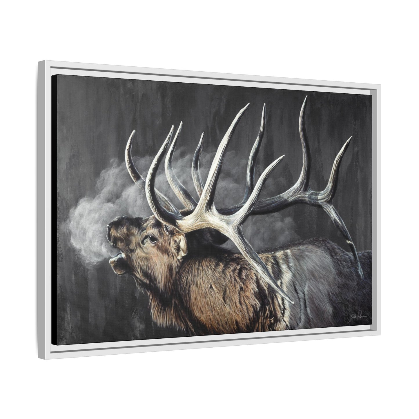 "Last Call" Framed Canvas
