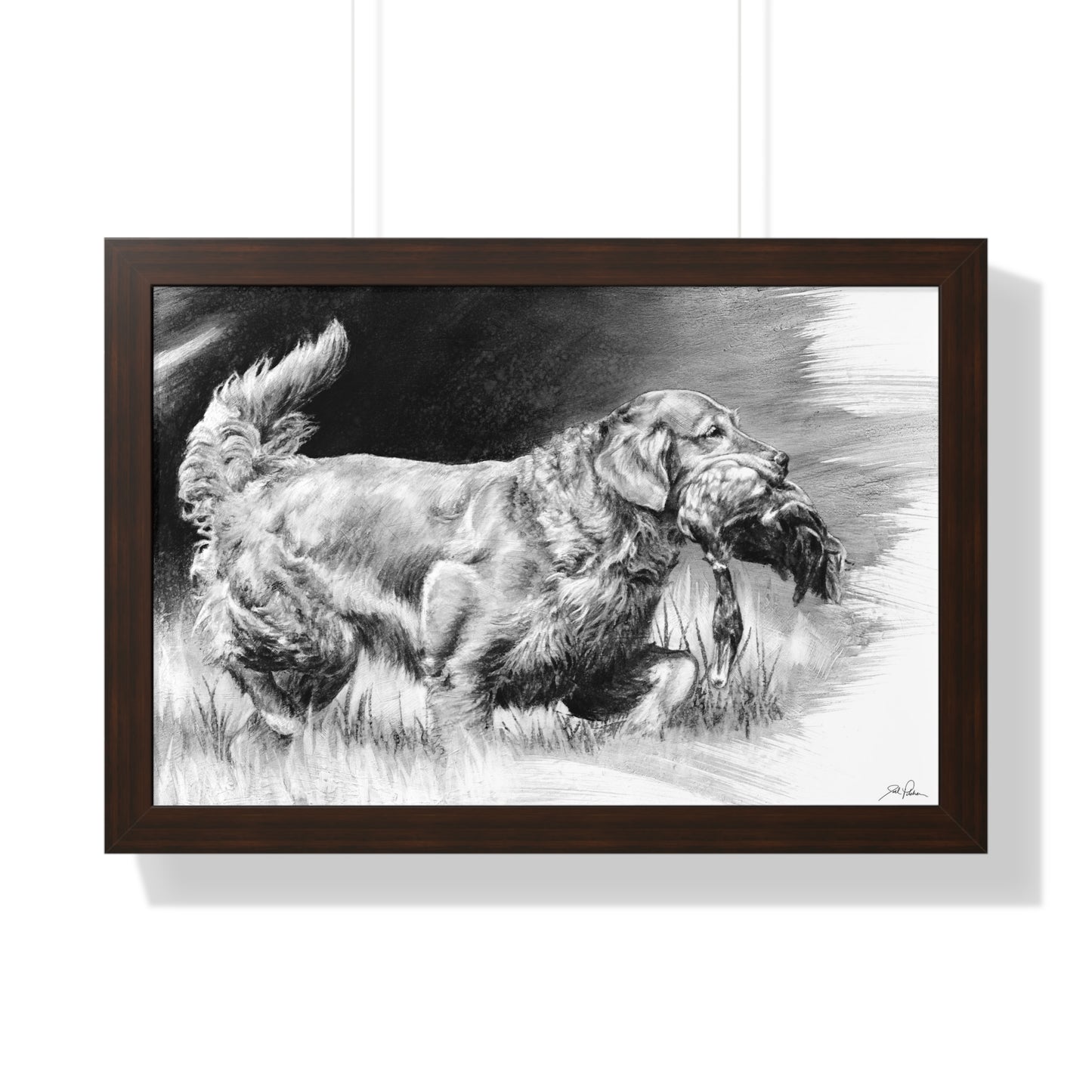"Good Dog" Framed Paper Print