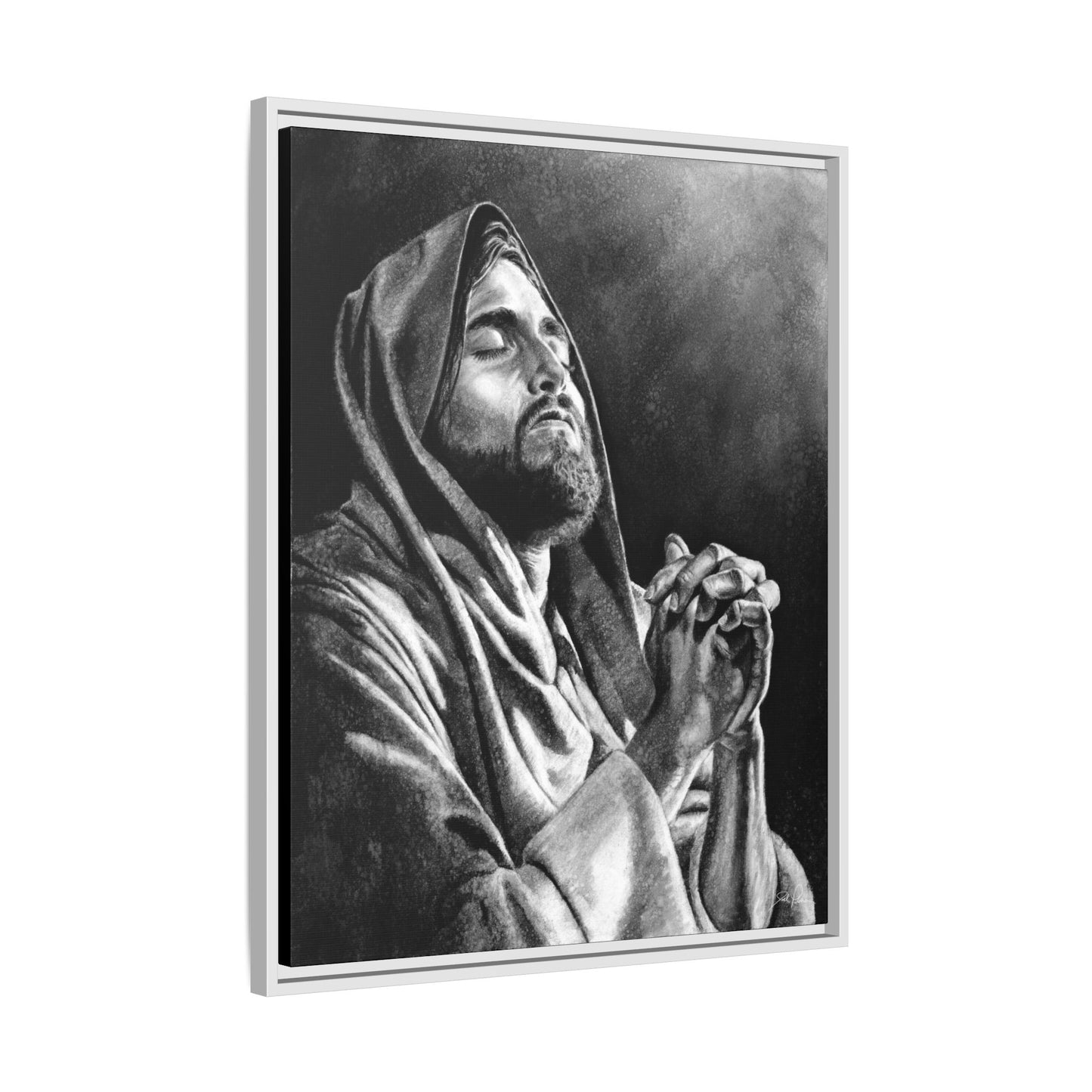 "Thy Will Be Done" Framed Canvas