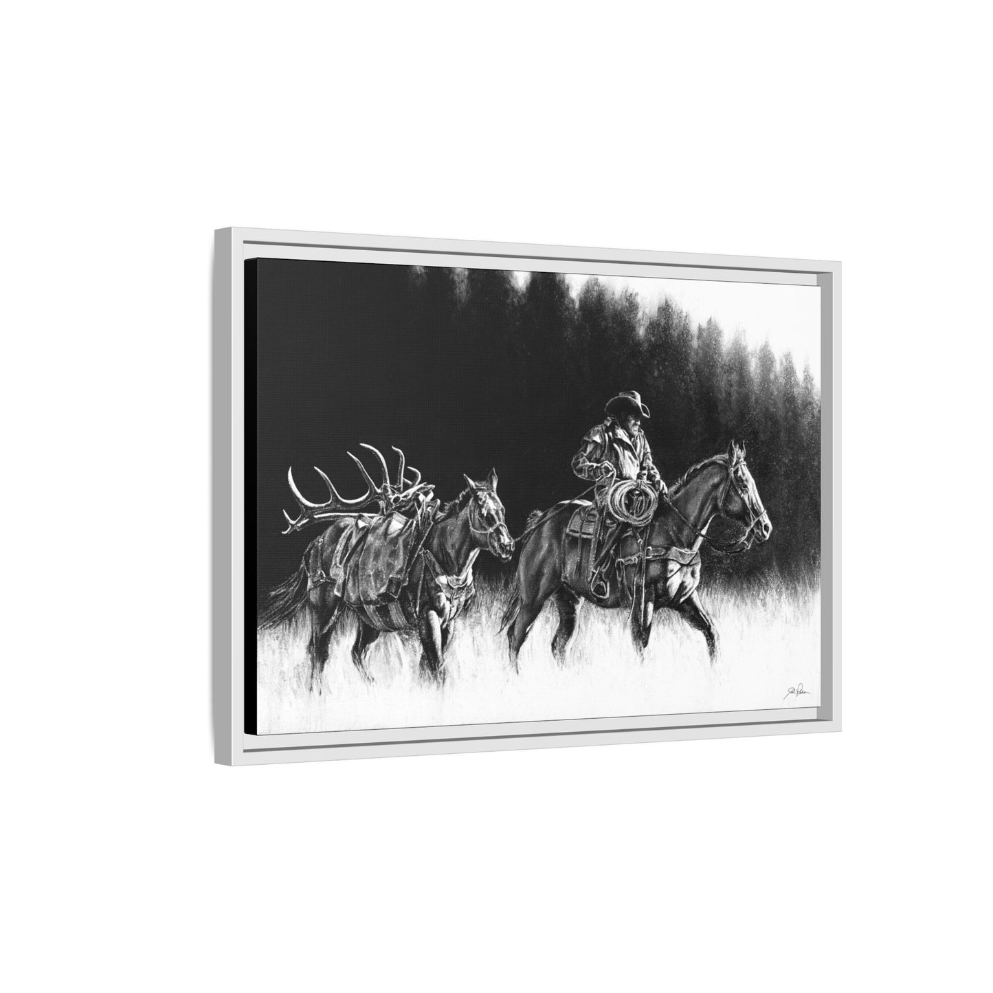 "The Long Haul" Framed Canvas