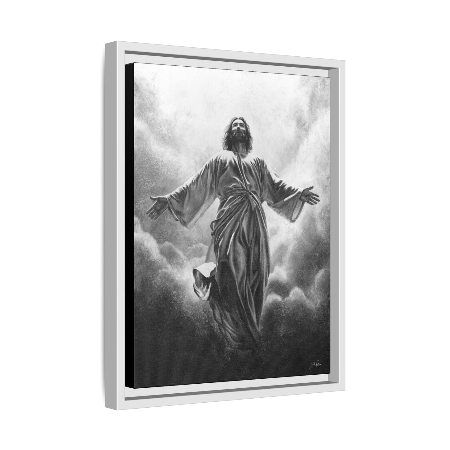 "In His Glory" Framed Canvas