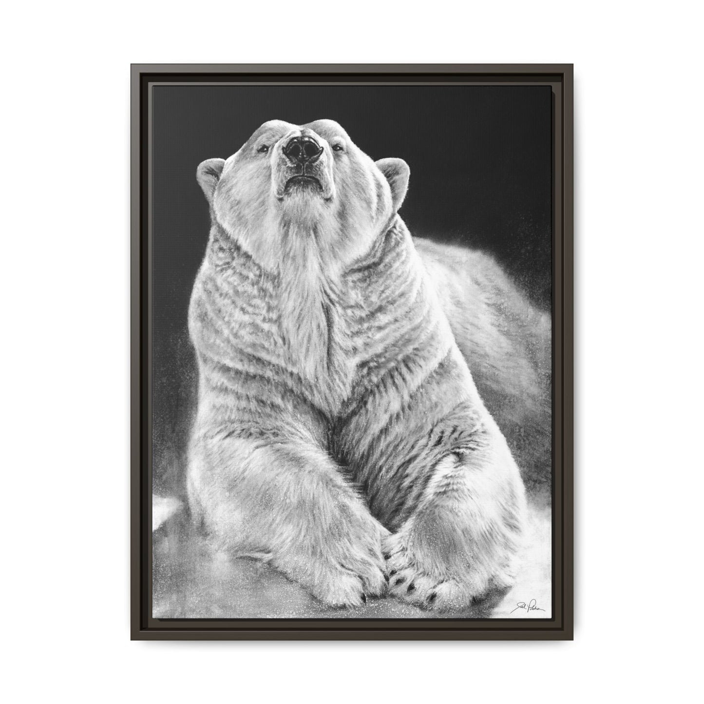 "Defiant" Framed Canvas