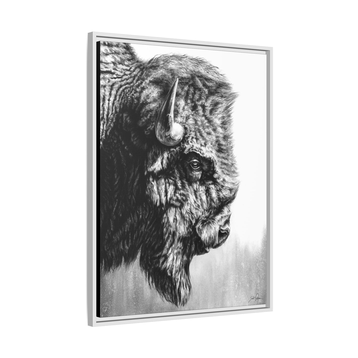 "Headstrong" Framed Canvas