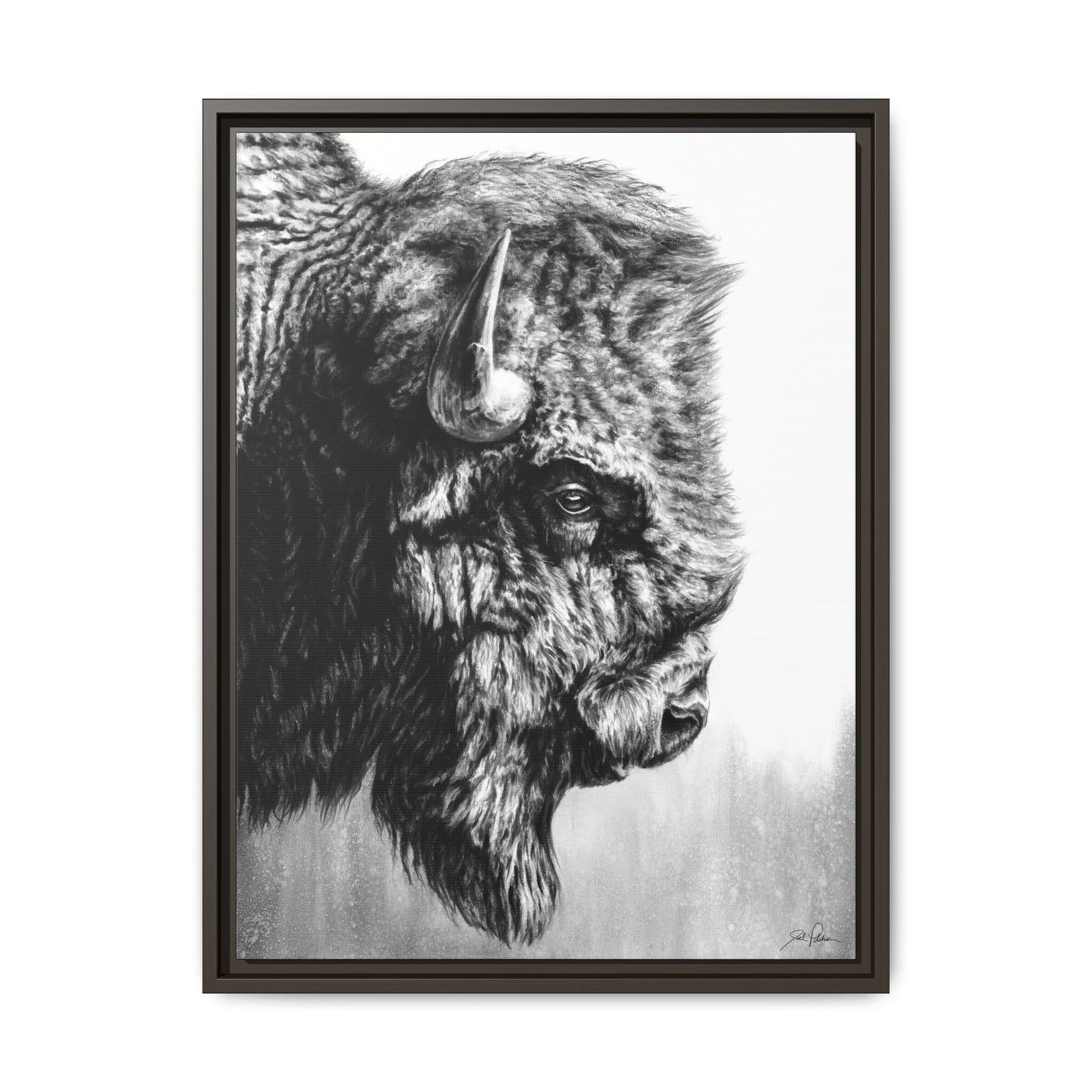 "Headstrong" Framed Canvas